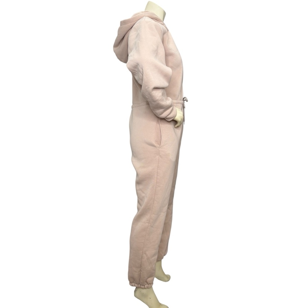 Zara Blush Pink Hooded Jumpsuit - Picture 4 of 11